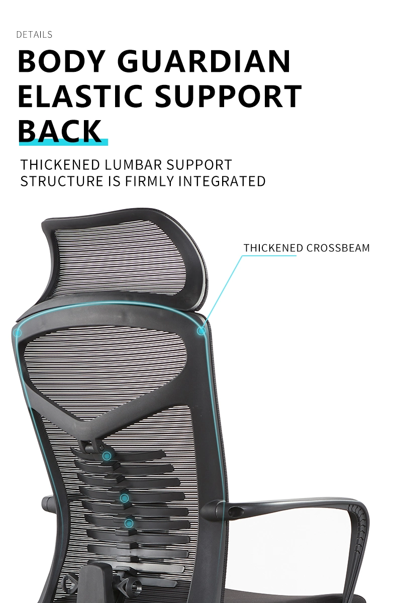 Sample Customization Home Reclining Lift Revolving Adjustable Height Comfortable Computer Desk Ergonomic Office Chairs with Footrest Mesh Backrest Office Chair